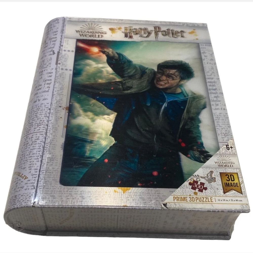 Harry Potter 3D Image Puzzle in Metal Collectors Tin 300 pieces NEW Sealed